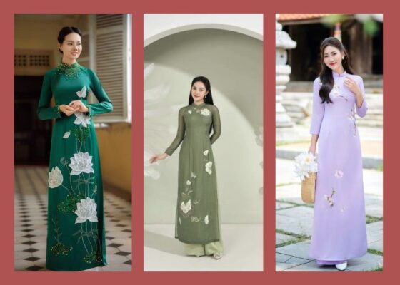 lưu ý lựa chọn áo dài cách tân trung niên