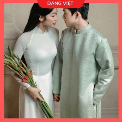 Áo Dài Cưới Dáng Việt 