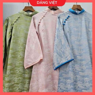 Áo Dài lụa Dáng Việt được bảo quản tuyệt đối 