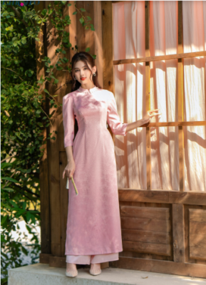áo dài gấm mới nhất