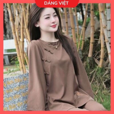 Mẫu Áo Dài Gấm Mới Nhất