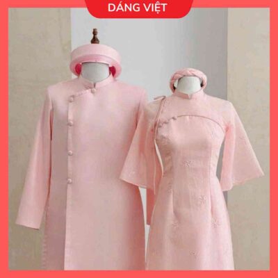 Áo Dài Cưới Dáng Việt 