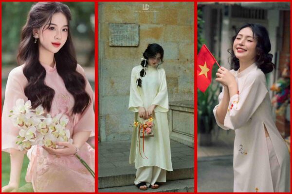 Kiểu tóc mặc áo dài đẹp