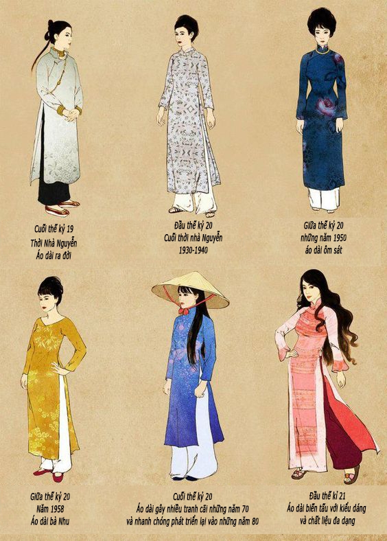 Những mẫu áo dài truyền thống đẹp nhất qua từng thời kỳ